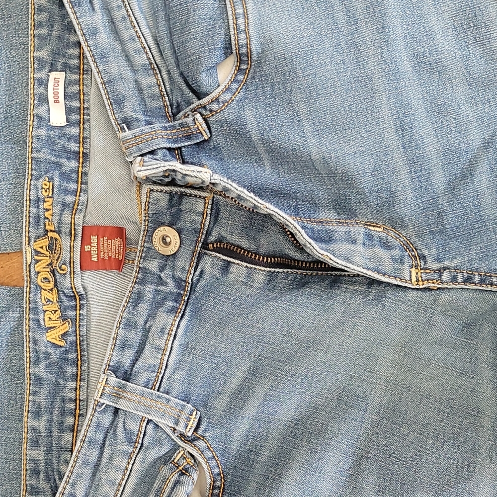 3 for $15. Junior's Arizona jeans. Sz 15. Bootcut.